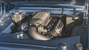 1967 Chevy Nova "Blownaway" engine